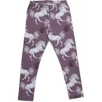 Walkiddy Leggings Lila Pferde-Allover Bio-Baumwolle GOTS – Walkiddy – Produktbild 1 von 1
