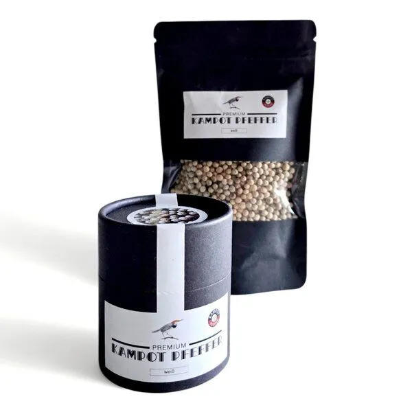 BAGHI BAGHI Kampot Pfeffer weiß ganz/ single origin Kambodscha – Produktbild 5 von 5