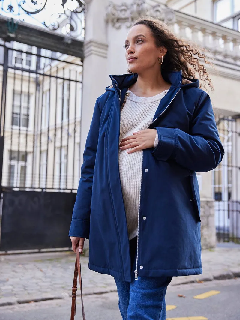 Envie De Fraise 2-in-1-Umstandsjacke, Marine, – Produktbild 3 von 4