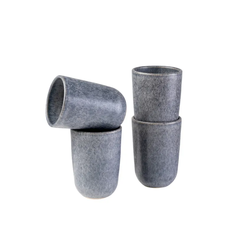 Gipfelstück Gipfelstück Moos'N'Stein Kaffeebecher-Set, Steinzeug, Grau, – Produktbild 2 von 4