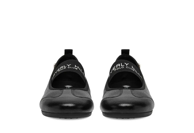 BEVERLY HILLS POLO CLUB Damen-Ballerinas, Schwarz Ballerina, Schwarz, – Produktbild 4 von 4