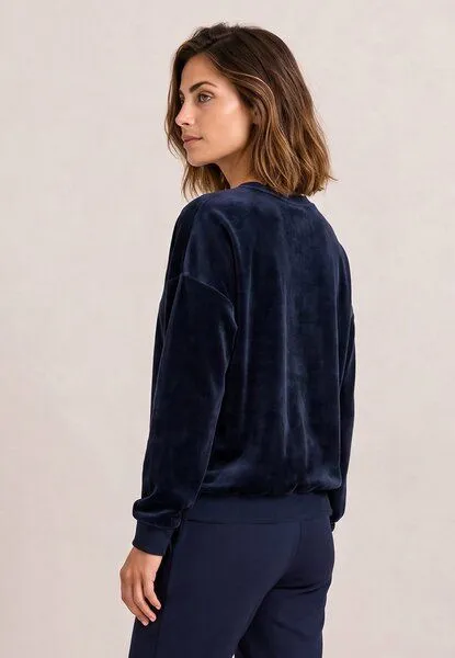 LANA Organic LANA Organic Samtig weicher Pullover, Modell Tess, Marine, – Produktbild 4 von 4