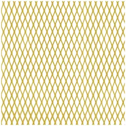 Alberts ALBERTS Streckmetallblech, Alu gold elox., BxLxS 600 x 1000 x 1,6 mm – Produktbild 1 von 1