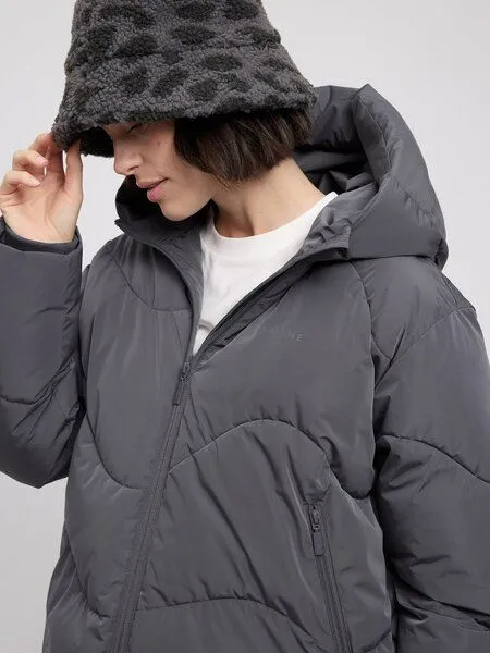 Mazine Mazine Damen Waves Quilt Kurze Puffer Jacke, Dark grey (grau), – Produktbild 3 von 4