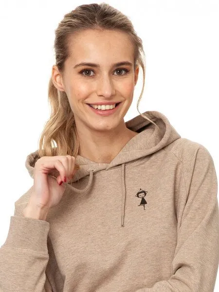 FellHerz FellHerz Damen Hoodie Yoga-Mädchen – Produktbild 4 von 5