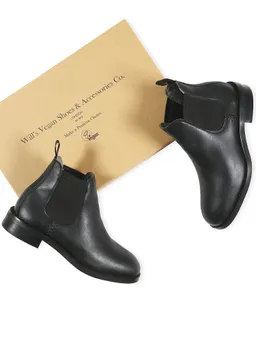 Will's Vegan Store Will's Vegan Store Herren vegan Chelsea Boots Wasserdicht Schwarz – Produktbild 1 von 1