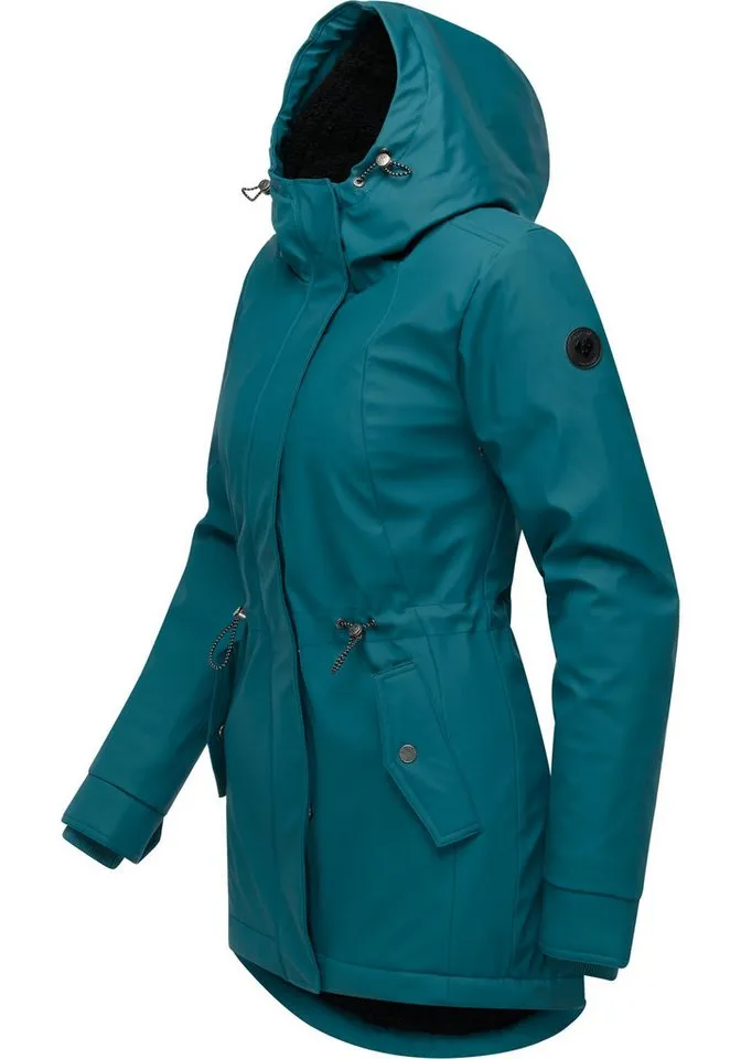 ragwear ragwear Funktionsjacke Monadis Rainy Warm Gefütterte Winterjacke mit Kapuze, Grün, – Produktbild 3 von 3
