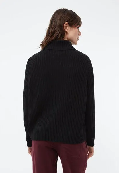Givn Berlin Givn Berlin Strickpullover GBCASSIA mit Rollkragen aus recyceltem Wollgemisch, Black, – Produktbild 4 von 4