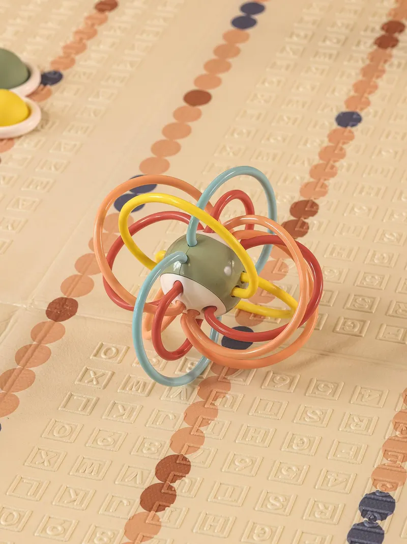 Vertbaudet Weicher Planeten-Greifling Baby, Mehrfarbig, – Produktbild 1 von 3