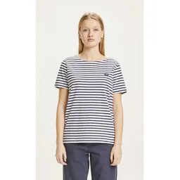 KnowledgeCotton Apparel KnowledgeCotton Apparel T-Shirt VIOLET mit Streifen – Produktbild 1 von 1