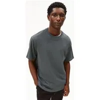 ARMEDANGELS ARMEDANGELS MAARKOS Herren T-Shirt aus Baumwoll-Mix, Space steel, – Produktbild 1 von 1