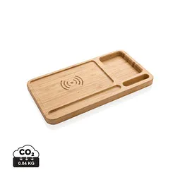 XD Collection XD COLLECTION Bambus Desk Organizer mit 10 Wireless Charger, braun, Braun, – Produktbild 1 von 1
