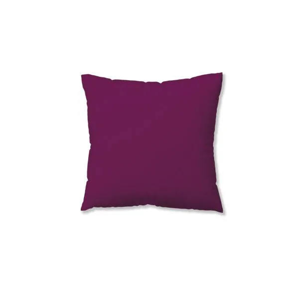 Schlafgut Schlafgut Kissenbezug Knitted Jersey - 95% Biobaumwolle, 5% Elasthan - uni, Purple deep, – Produktbild 1 von 3