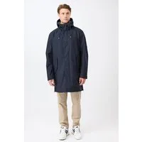 LangerChen LangerChen Regenparka mit seitlichen Reißverschlüssen am Saum, Navy (blau), – Produktbild 1 von 1