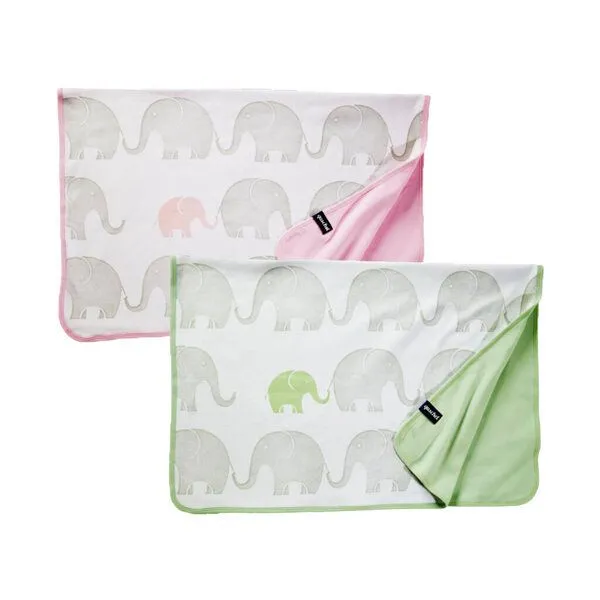 quschel quschel Babydecke Kuscheldecke 100% Bio-Baumwolle 75x100cm + Geschenkschachtel, Ellie, – Produktbild 2 von 3