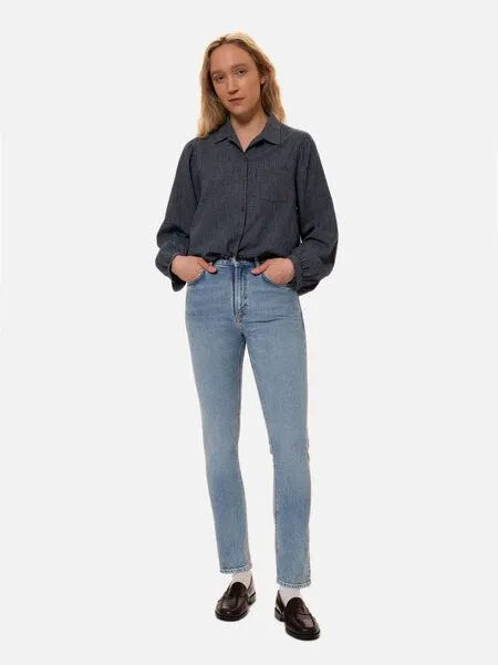 Nudie Jeans Nudie Jeans Jeans Mellow Mae, Blue, – Produktbild 2 von 7