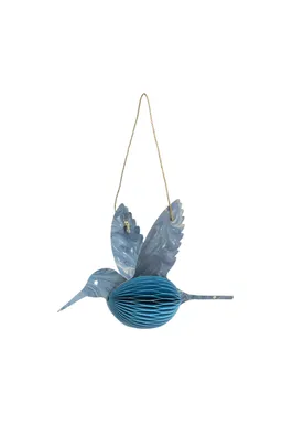 Tranquillo Papieranhänger BLUE HUMMINGBIRD - blau – Produktbild 1 von 1