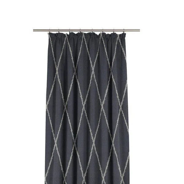 Nature by Adam Nature by Adam Vorhang aus 100% Bio-Baumwolle - Made in Germany - Casket Valdelana, Dunkelblau, – Produktbild 1 von 7