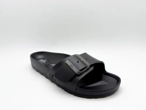 thies Vegane Ecofoam Strap Sandale von thies ® aus recyceltem EVA, Black (schwarz), – Produktbild 3 von 4