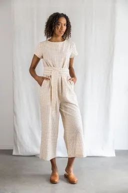 Jyoti - Fair Works Jyoti - Fair Works Baumwoll Jumpsuit Nirav – Produktbild 1 von 1