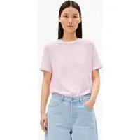 ARMEDANGELS ARMEDANGELS LUALAA Damen T-Shirt aus Bio-Baumwolle, Pink mist, – Produktbild 1 von 1