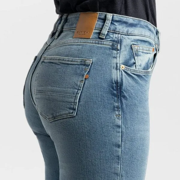 Kuyichi Kuyichi Jeans - Straight Fit - Sara, Blue, – Produktbild 3 von 5