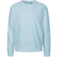 Neutral Neutral® Neutral Sweatshirt Pullover Sweater Pulli 100% GOTS Bio Baumwolle, Hellblau, – Produktbild 1 von 1