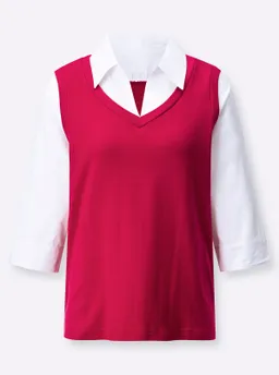 Witt 2-in-1-Shirt rot – Produktbild 1 von 1