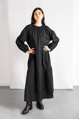 Jyoti - Fair Works Jyoti - Fair Works Damen vegan Kleid Savera Schwarz – Produktbild 1 von 1