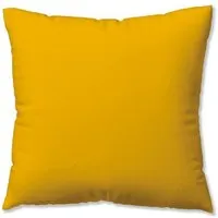 Schlafgut Schlafgut Kissenbezug Knitted Jersey - 95% Biobaumwolle, 5% Elasthan - uni, Yellow deep, – Produktbild 1 von 1