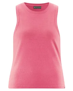 HempAge Hempage Damen vegan Sportliches Crop Top In Hibiskus Rosa – Produktbild 1 von 1