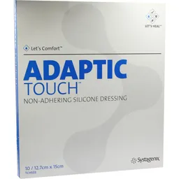 Solventum Germany ADAPTIC Touch 12,7x15 cm nichthaft.Sil.Wundauflage 10 St Wundgaze – Produktbild 1 von 1