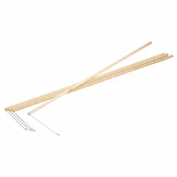 folia folia Laternenstab Holz mit Drahtbügel 60cm 50 Stück – Produktbild 1 von 1