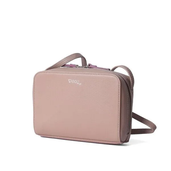 Vargu Vargu Leder-Umhängetasche Loreen 1, Peach, – Produktbild 2 von 4
