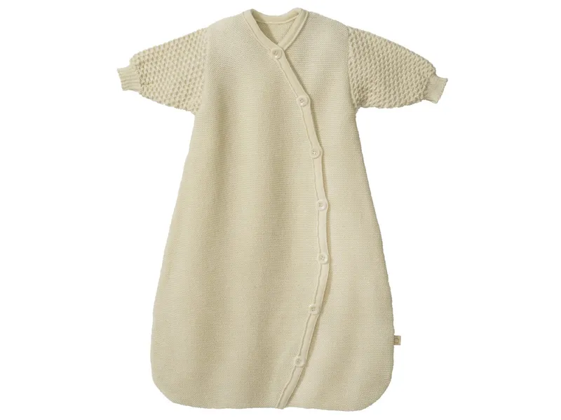 Disana Disana Schlafsack Baby Langarm Bio-Merinowolle natur Gr. 1 (Länge ca. 60 cm), Natur, – Produktbild 1 von 1
