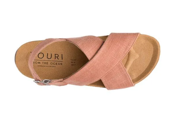 Zouri ZOURI Vegane Sandalen CORAL, Hazelnut, – Produktbild 3 von 4