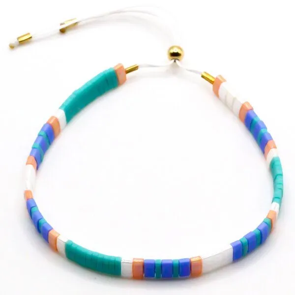 juni juni Breites Perlenarmband "Primavera" in Pastell Tönen – Produktbild 3 von 4