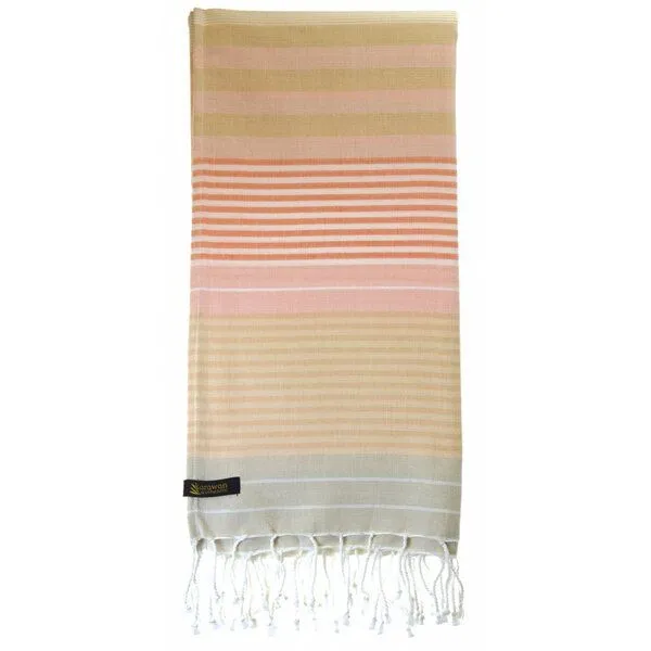 Karawan authentic Karawan authentic Fouta SUD Collection – Hammamtuch aus Bio-Baumwolle, Nude, – Produktbild 3 von 4