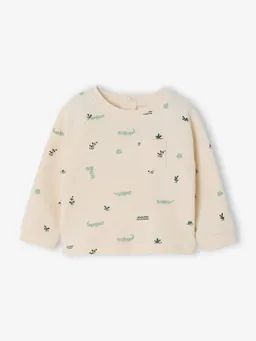 Vertbaudet Baby Shirt mit Brusttasche und Druckknöpfen am Rücken vanille – Produktbild 1 von 1