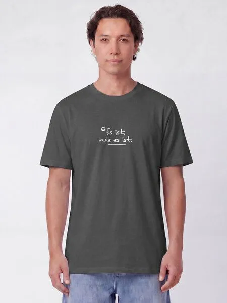 watapparel watapparel T-Shirt Unisex Es ist wie es ist, Anthracite, – Produktbild 2 von 2