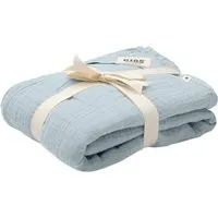BIBS BIBS Pucktuch Bio-Baumwolle Musselin Baby Blue Maße 120 x 120 cm – Produktbild 1 von 1