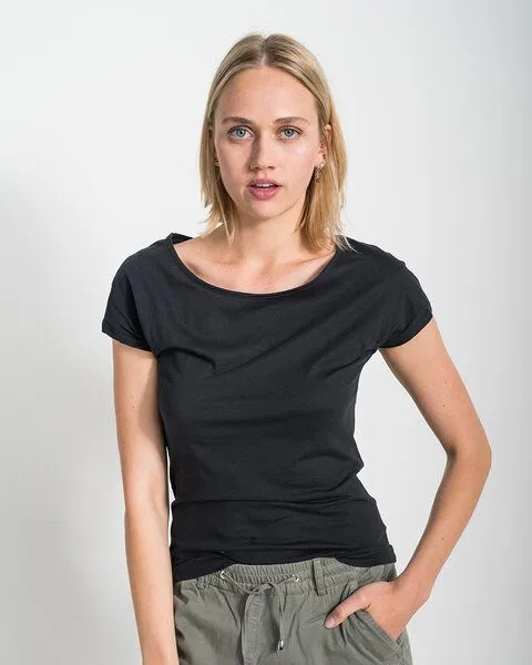 Alma & Lovis Alma & Lovis T-Shirt aus Bio-Baumwolle | Short Pure, Schwarz, – Produktbild 1 von 4