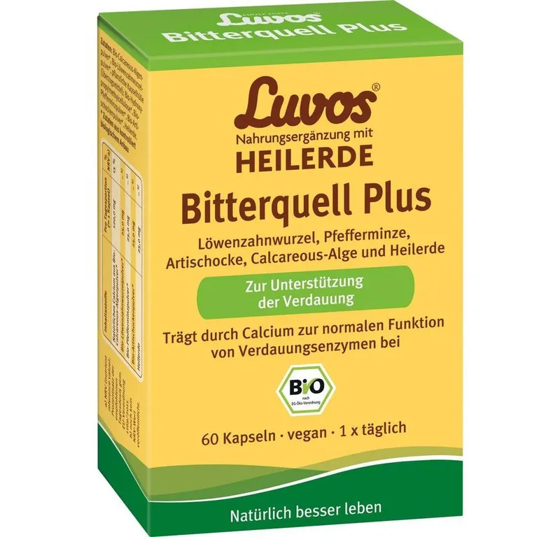 Luvos Luvos Heilerde-Kapseln "Bitterquell Plus", 44 g (60 Kapseln) – Produktbild 3 von 3