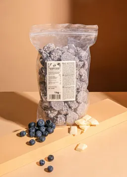 KoRo Blaubeer Schoko Crispy Cluster 1 kg – Produktbild 1 von 1