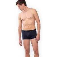 mey Mey Superweiche Shorty aus FSC-Tencel "Network", Blau, – Produktbild 1 von 1