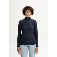 MELA MELA Turtleneck Shirt Style ANCHAL aus 100% Bio-Baumwolle, Navy, – Produktbild 1 von 1