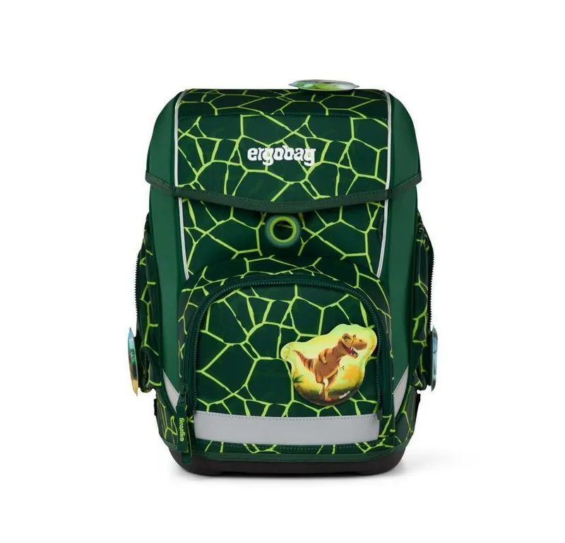 Ergobag Ergobag Schulranzen Cubo (5tlg., inkl. Sportbeutel, Federmäppchen, Schlampermäppchen und Kletties), Bärrex, – Produktbild 2 von 4