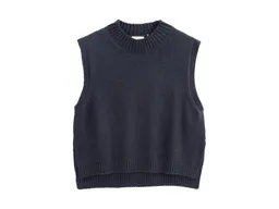 People Wear Organic People Wear Organic Strick-Pullunder dunkelblau XL – Produktbild 1 von 1