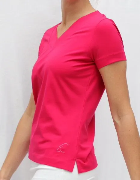 ESPARTO ESPARTO V-Shirt Farishta, Raspberry, – Produktbild 2 von 4