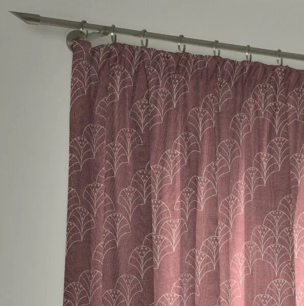 Nature by Adam Nature by Adam Vorhang aus 100% Bio-Baumwolle - Made in Germany - Argentinian Criolla, Rot, – Produktbild 1 von 7